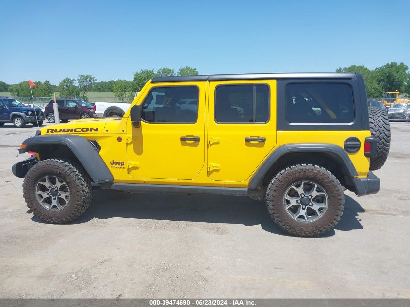 2019 Jeep Wrangler Unlimited Rubicon 4X4 VIN: 1C4HJXFG2KW606400 Lot: 39474690