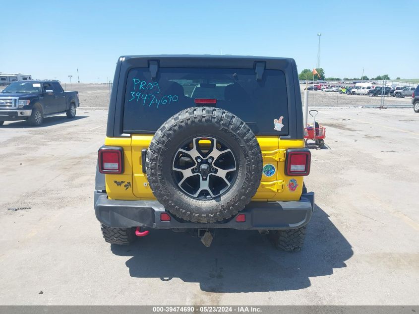 2019 Jeep Wrangler Unlimited Rubicon 4X4 VIN: 1C4HJXFG2KW606400 Lot: 39474690