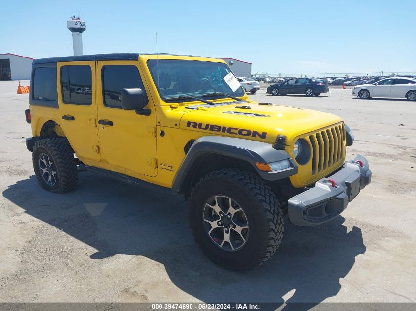 2019 Jeep Wrangler Unlimited Rubicon 4X4 VIN: 1C4HJXFG2KW606400 Lot: 39474690