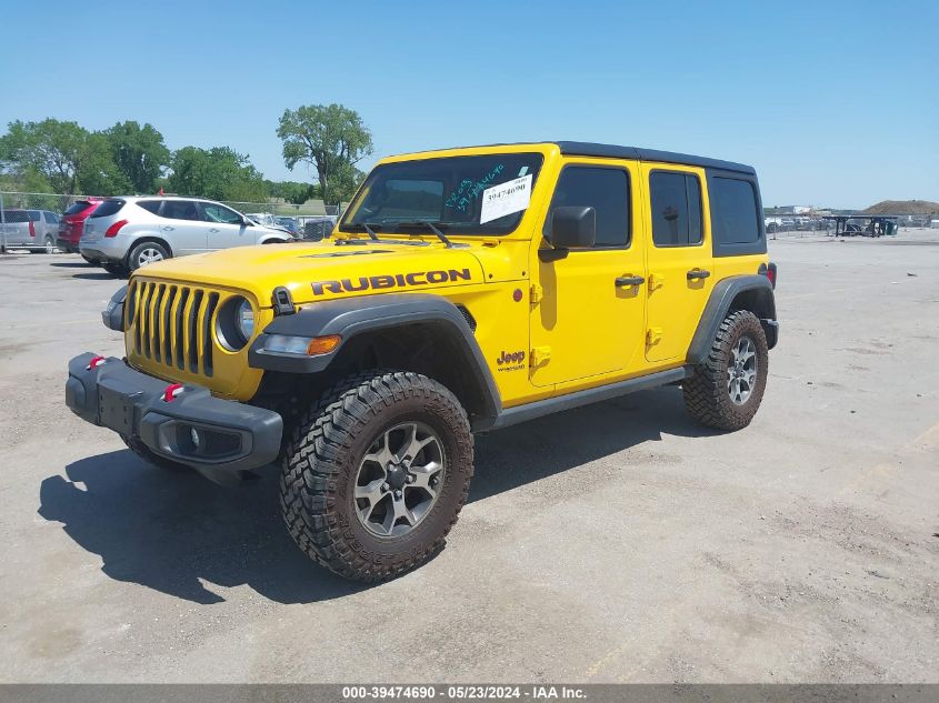 2019 Jeep Wrangler Unlimited Rubicon 4X4 VIN: 1C4HJXFG2KW606400 Lot: 39474690