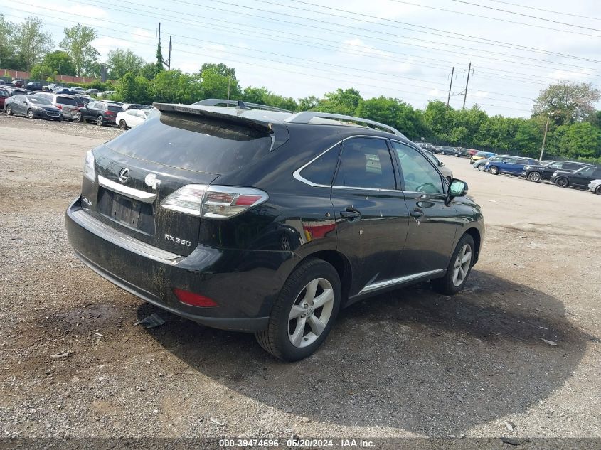 2010 Lexus Rx 350 VIN: 2T2BK1BA0AC075914 Lot: 39474696