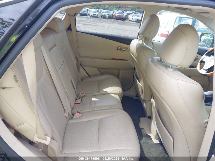 2010 Lexus Rx 350 VIN: 2T2BK1BA0AC075914 Lot: 39474696