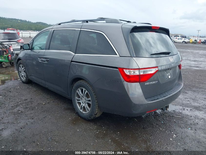 2013 Honda Odyssey Ex-L VIN: 5FNRL5H63DB091292 Lot: 39474705