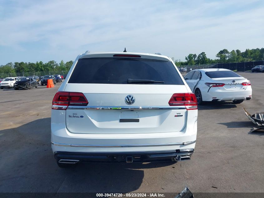 2019 Volkswagen Atlas 3.6L V6 Se W/Technology R-Line VIN: 1V2XR2CAXKC532635 Lot: 39474720