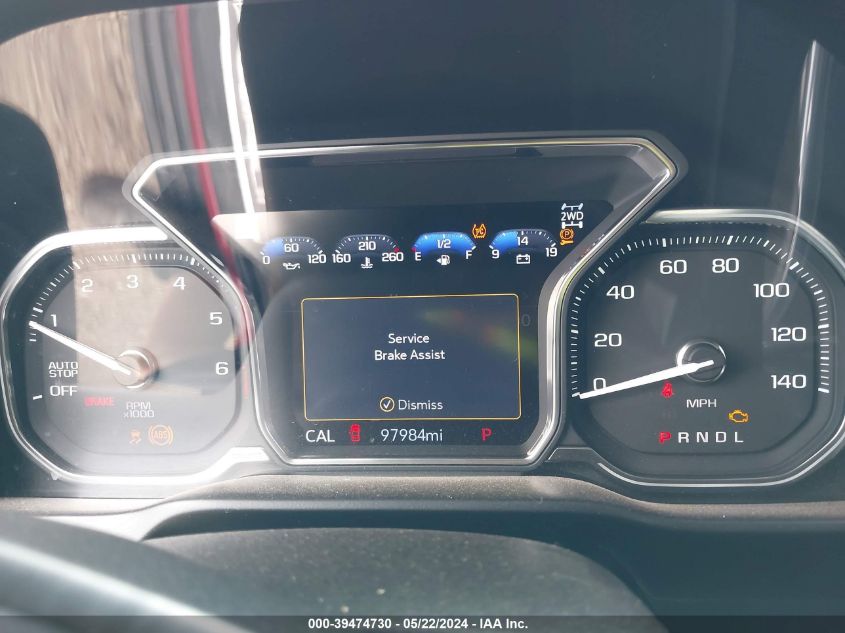 2019 GMC Sierra 1500 Denali VIN: 1GTU9FEL6KZ393496 Lot: 39474730