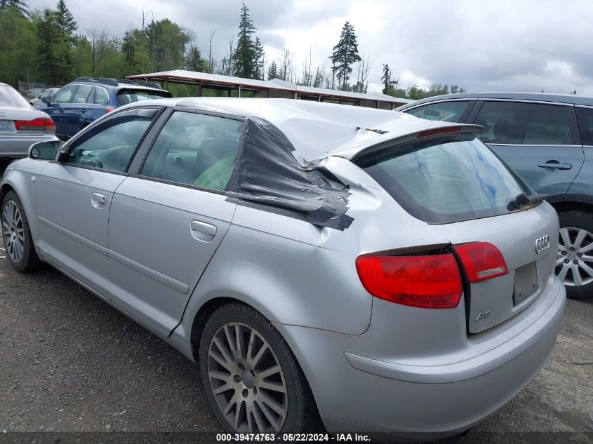 2006 Audi A3 2.0T VIN: WAUMF78P26A002598 Lot: 39474763