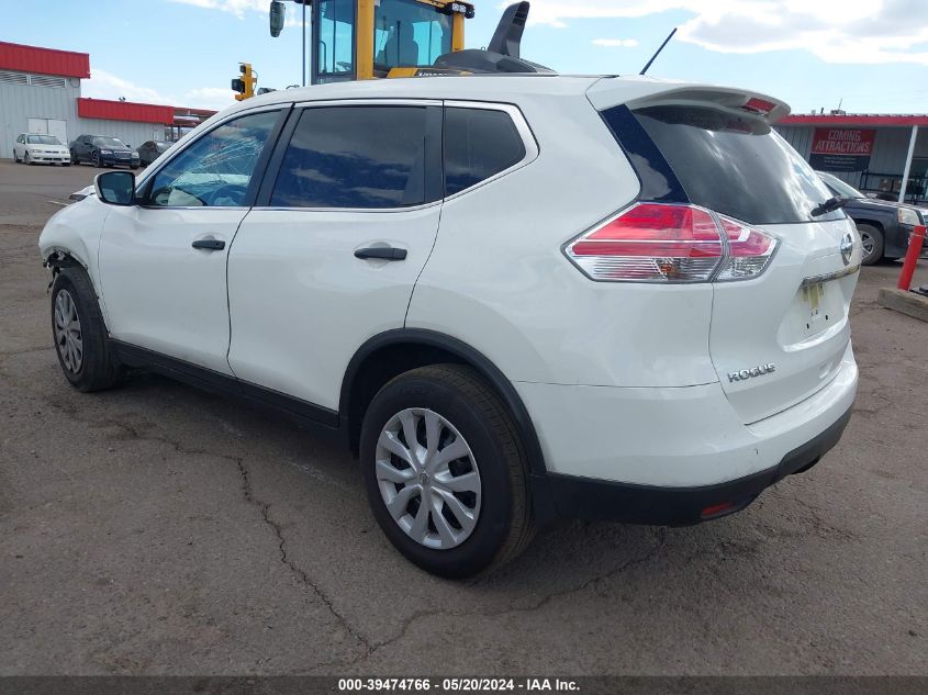 2016 Nissan Rogue S VIN: JN8AT2MT2GW006146 Lot: 39474766