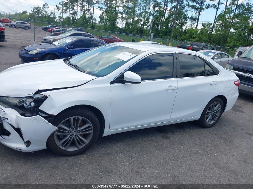 2015 Toyota Camry Se VIN: 4T1BF1FK3FU917825 Lot: 39474777