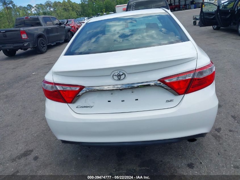 2015 Toyota Camry Se VIN: 4T1BF1FK3FU917825 Lot: 39474777