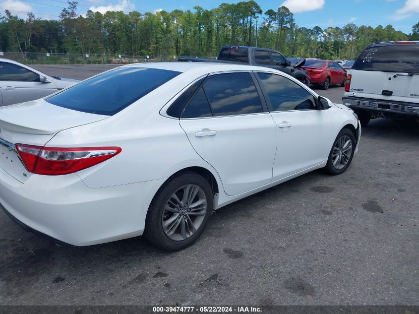 2015 Toyota Camry Se VIN: 4T1BF1FK3FU917825 Lot: 39474777