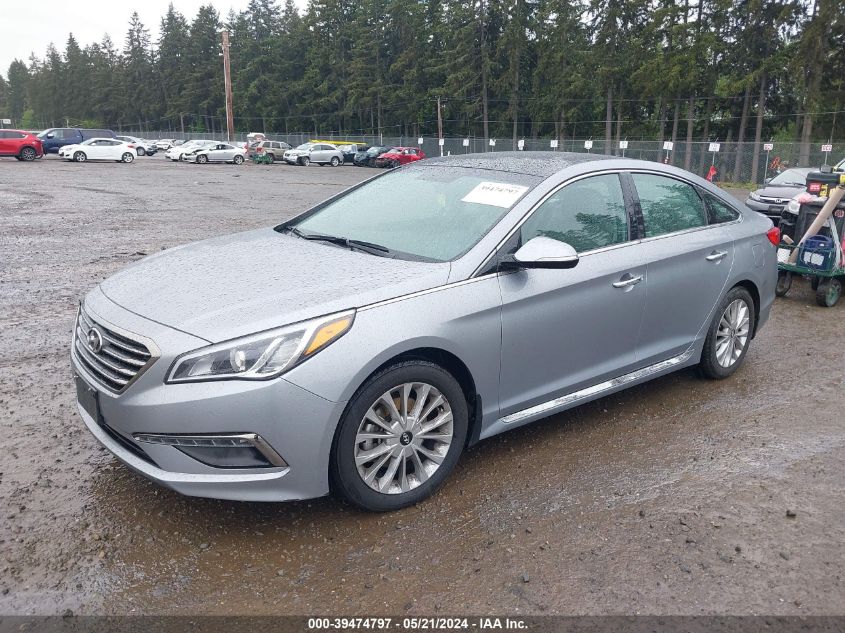 2015 Hyundai Sonata Limited VIN: 5NPE34AF7FH103824 Lot: 39474797