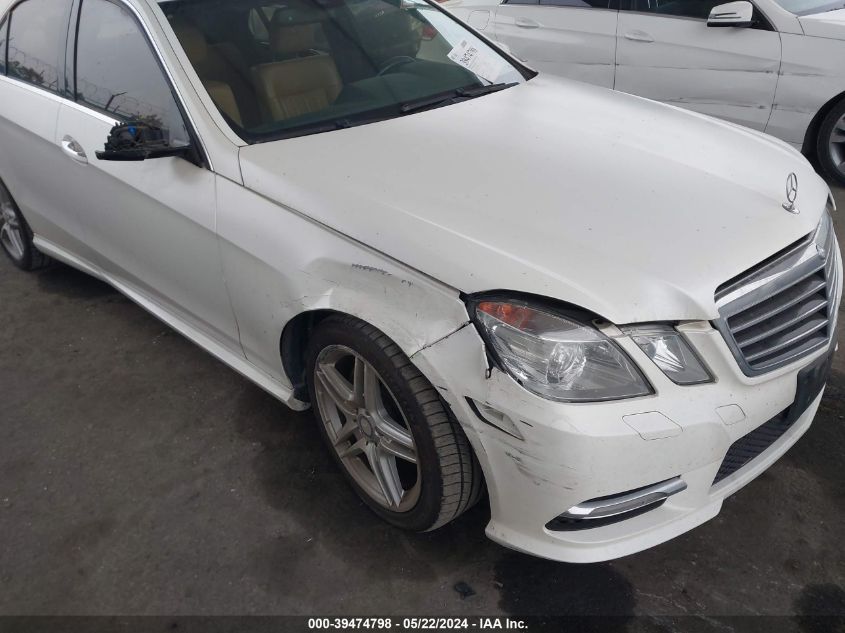 2013 Mercedes-Benz E 350 VIN: WDDHF5KB7DA697296 Lot: 39474798