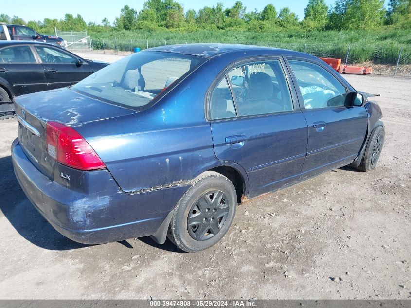 2003 Honda Civic Lx VIN: 2HGES16513H513767 Lot: 39474808