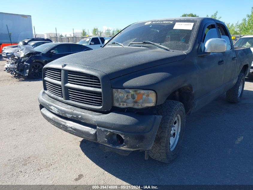 2002 Dodge Ram 1500 St VIN: 1D7HU18N72J160456 Lot: 39474809