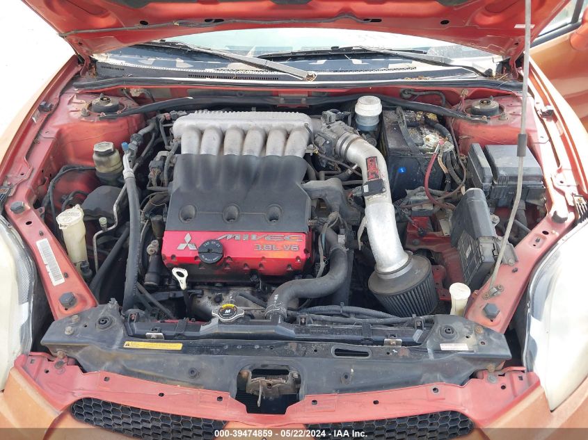 2006 Mitsubishi Eclipse Gt VIN: 4A3AK34T66E031279 Lot: 39474859