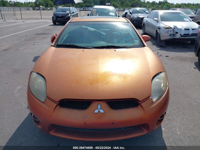 2006 Mitsubishi Eclipse Gt VIN: 4A3AK34T66E031279 Lot: 39474859