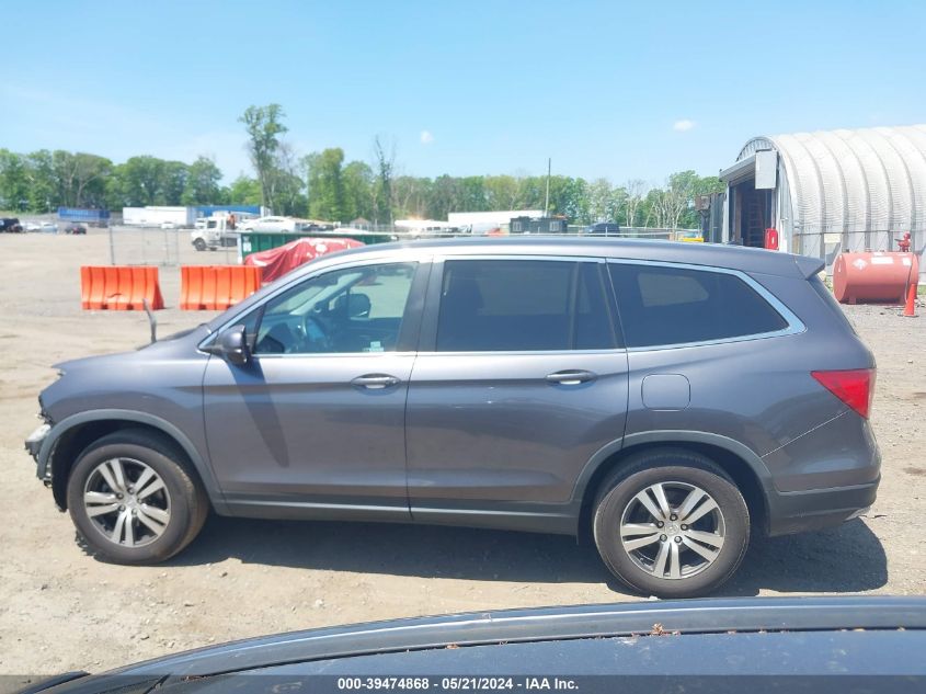 2018 Honda Pilot Ex-L VIN: 5FNYF6H54JB072536 Lot: 39474868