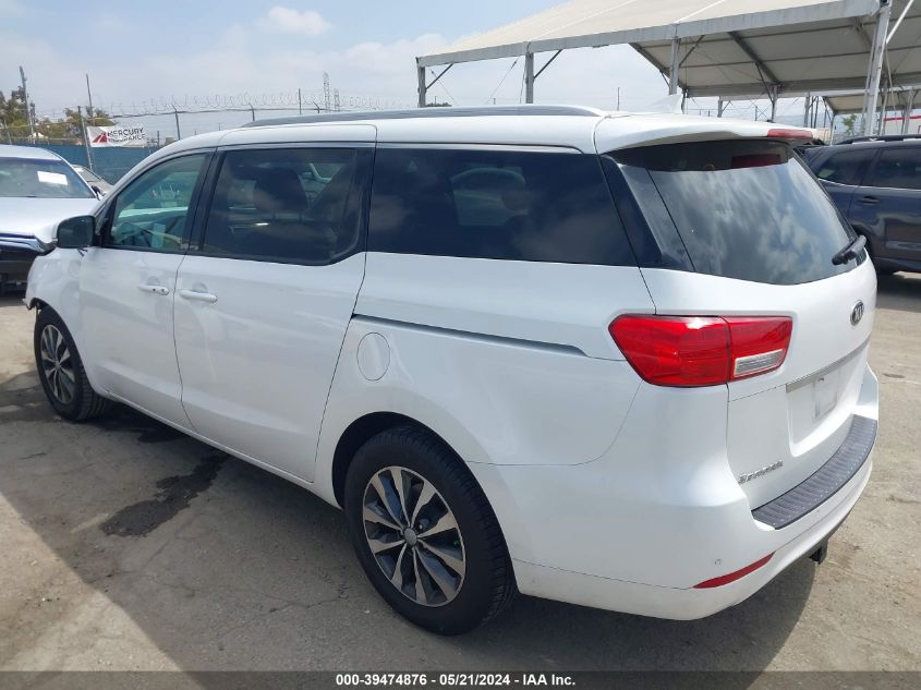 2018 Kia Sedona Sx VIN: KNDMC5C12J6380726 Lot: 39474876