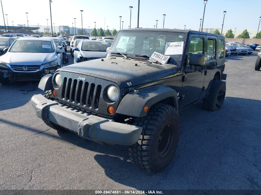 2009 Jeep Wrangler Unlimited X VIN: 1J4GB39109L723634 Lot: 39474881