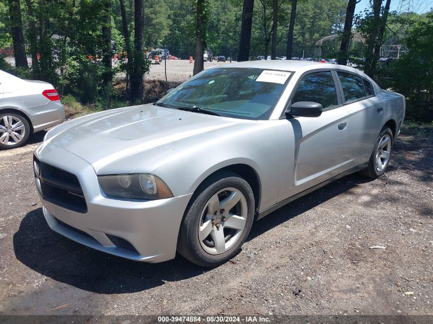 2013 Dodge Charger Police VIN: 2C3CDXAT7DH642661 Lot: 39474884