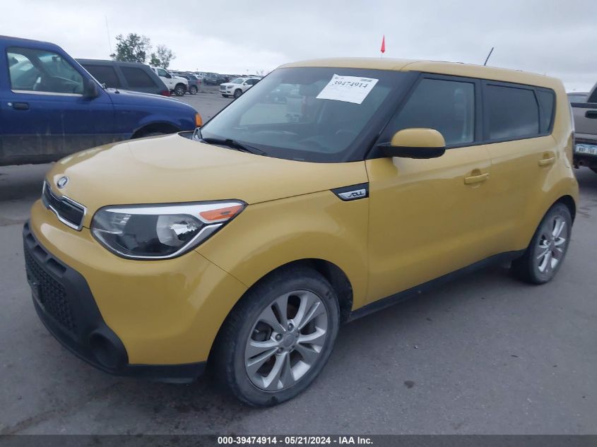 2015 Kia Soul + VIN: KNDJP3A50F7208696 Lot: 39474914