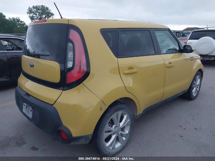 2015 Kia Soul + VIN: KNDJP3A50F7208696 Lot: 39474914