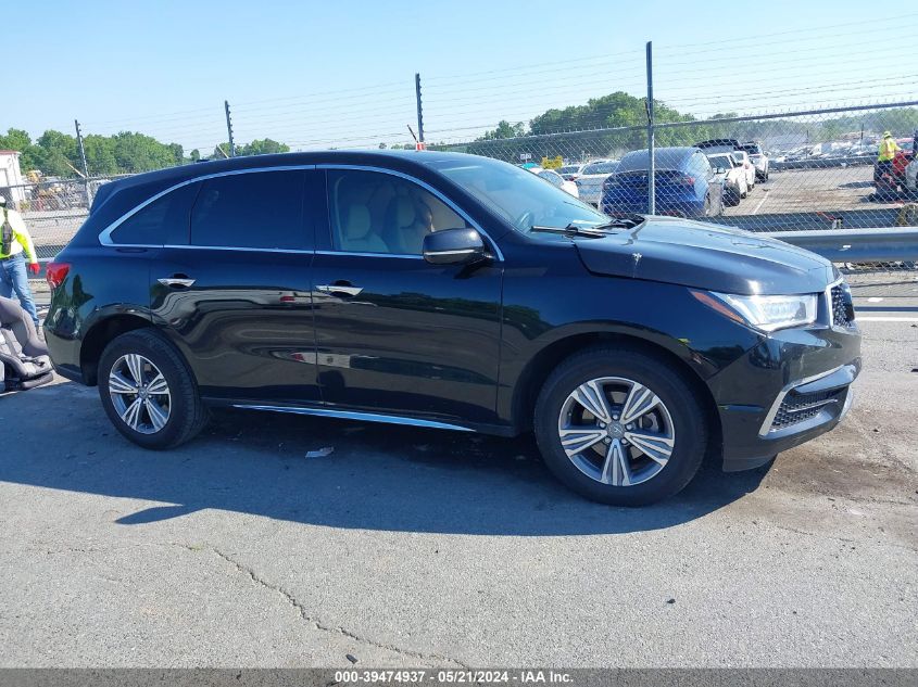 2020 Acura Mdx Standard VIN: 5J8YD4H34LL056234 Lot: 39474937