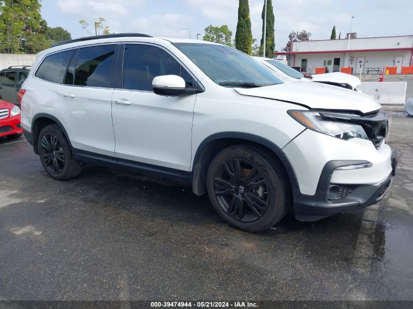 2021 Honda Pilot 2Wd Special Edition VIN: 5FNYF5H22MB035327 Lot: 39474944