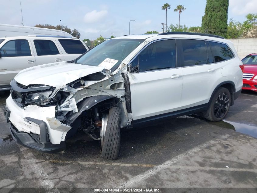 2021 Honda Pilot 2Wd Special Edition VIN: 5FNYF5H22MB035327 Lot: 39474944