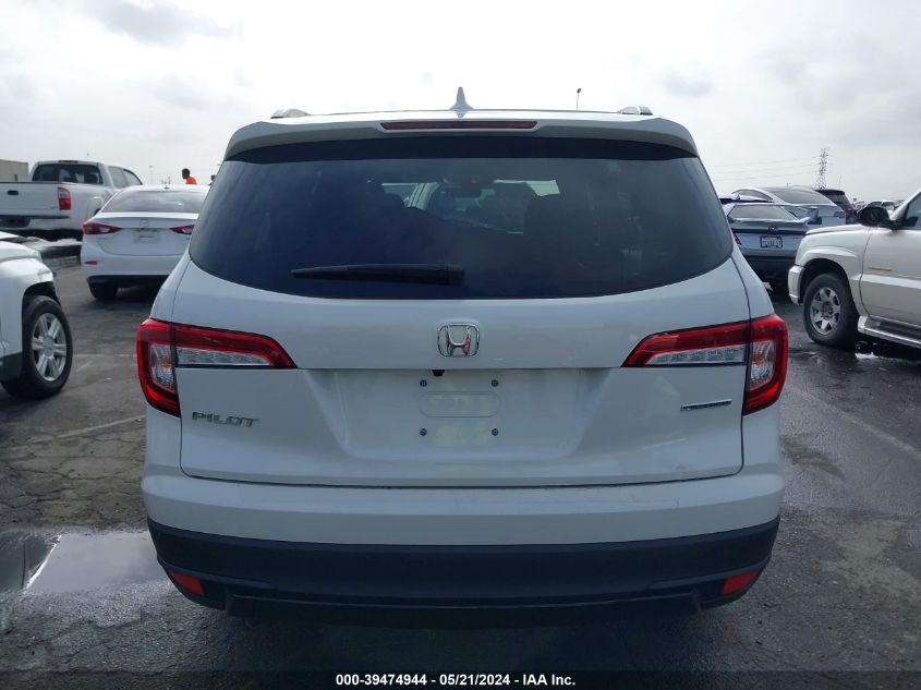 2021 Honda Pilot 2Wd Special Edition VIN: 5FNYF5H22MB035327 Lot: 39474944