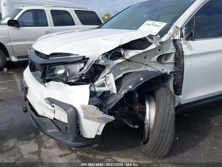 2021 Honda Pilot 2Wd Special Edition VIN: 5FNYF5H22MB035327 Lot: 39474944