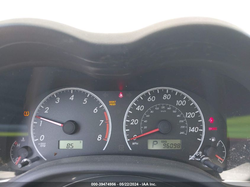 2011 Toyota Corolla Le VIN: 2T1BU4EE8BC723564 Lot: 39474956