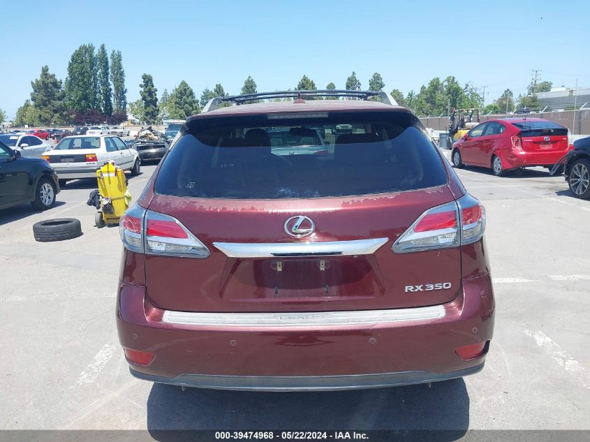 2013 Lexus Rx 350/Base/F Sport VIN: JTJBK1BA4D2021861 Lot: 39474968