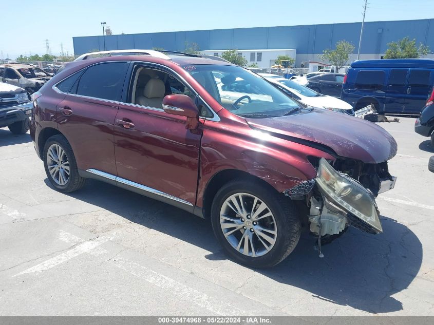 2013 Lexus Rx 350/Base/F Sport VIN: JTJBK1BA4D2021861 Lot: 39474968