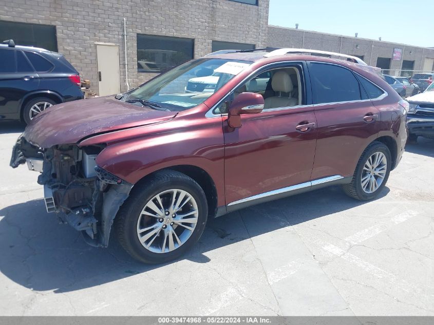 2013 Lexus Rx 350/Base/F Sport VIN: JTJBK1BA4D2021861 Lot: 39474968