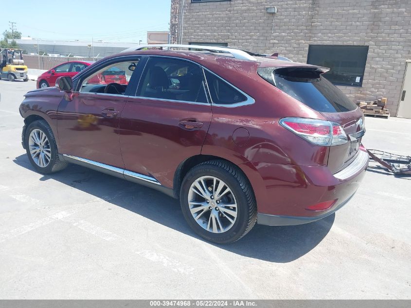 2013 Lexus Rx 350/Base/F Sport VIN: JTJBK1BA4D2021861 Lot: 39474968