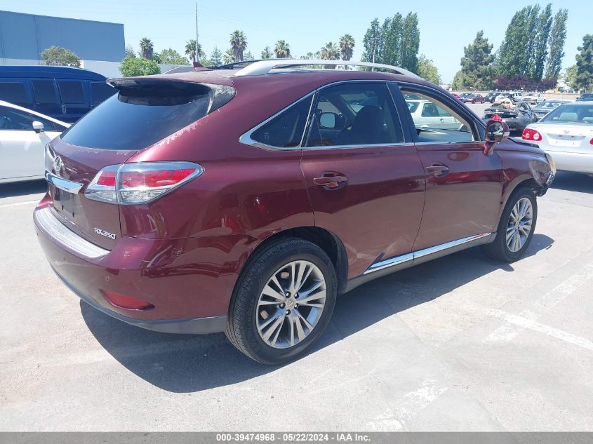 2013 Lexus Rx 350/Base/F Sport VIN: JTJBK1BA4D2021861 Lot: 39474968