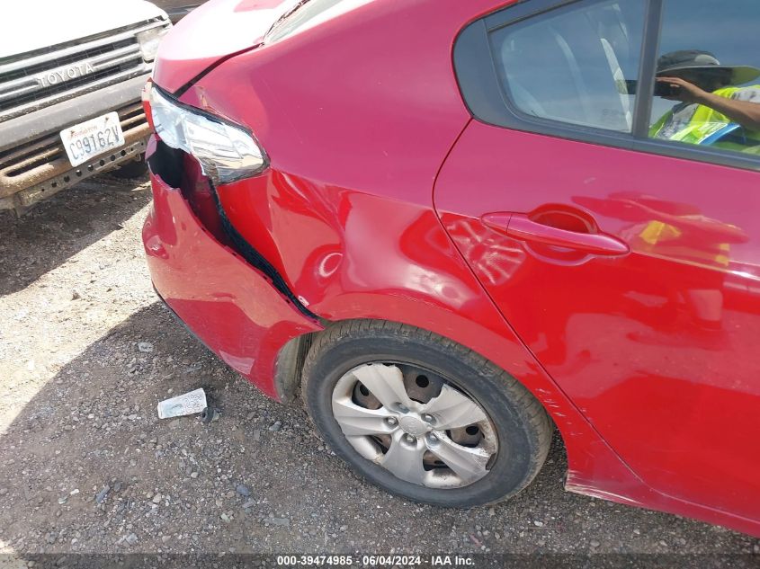 2016 Kia Forte Lx VIN: KNAFK4A64G5468371 Lot: 39474985