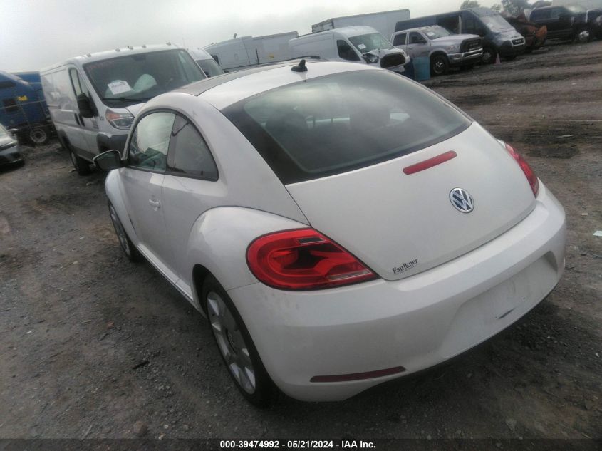 2013 Volkswagen Beetle 2.5L VIN: 3VWJP7AT3DM615952 Lot: 39474992