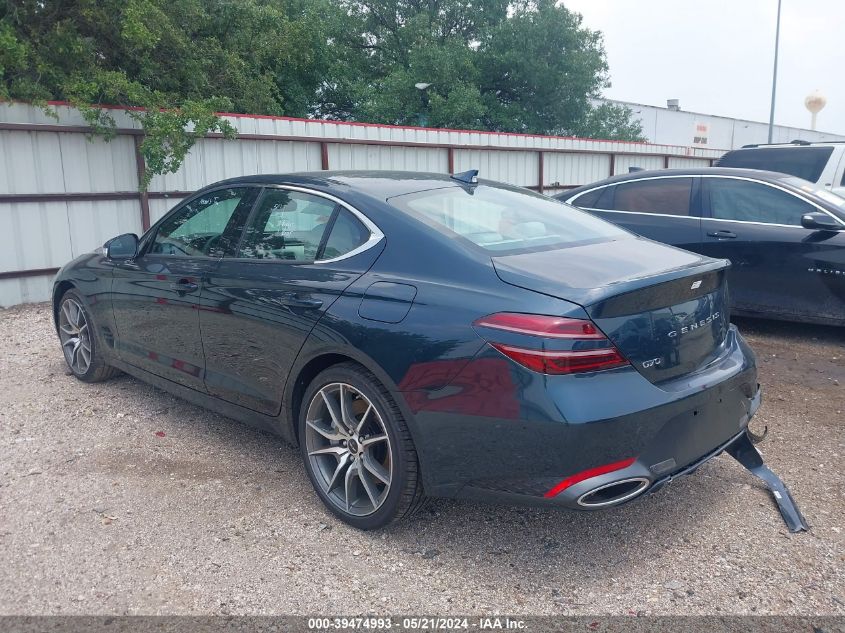 2024 Genesis G70 2.5T Rwd VIN: KMTG34SC5RU142940 Lot: 39474993