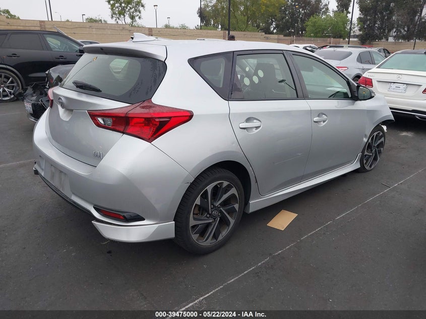 2016 Scion Im VIN: JTNKARJE8GJ514053 Lot: 39475000