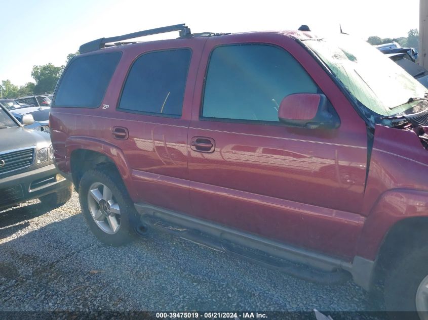 2004 Chevrolet Tahoe Z71 VIN: 1GNEK13Z54R322500 Lot: 39475019