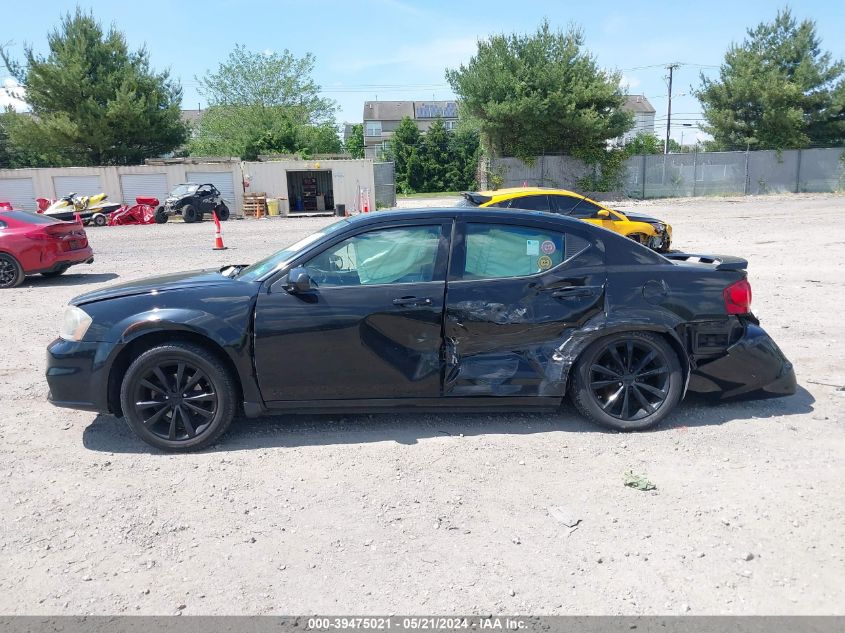 2014 Dodge Avenger Sxt VIN: 1C3CDZCB7EN227915 Lot: 39475021