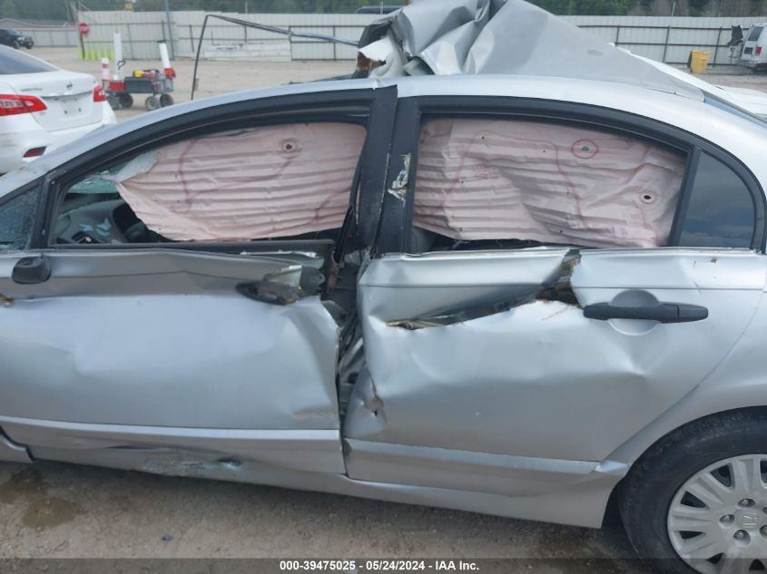 2009 Honda Civic Vp VIN: 2HGFA16369H351679 Lot: 39475025