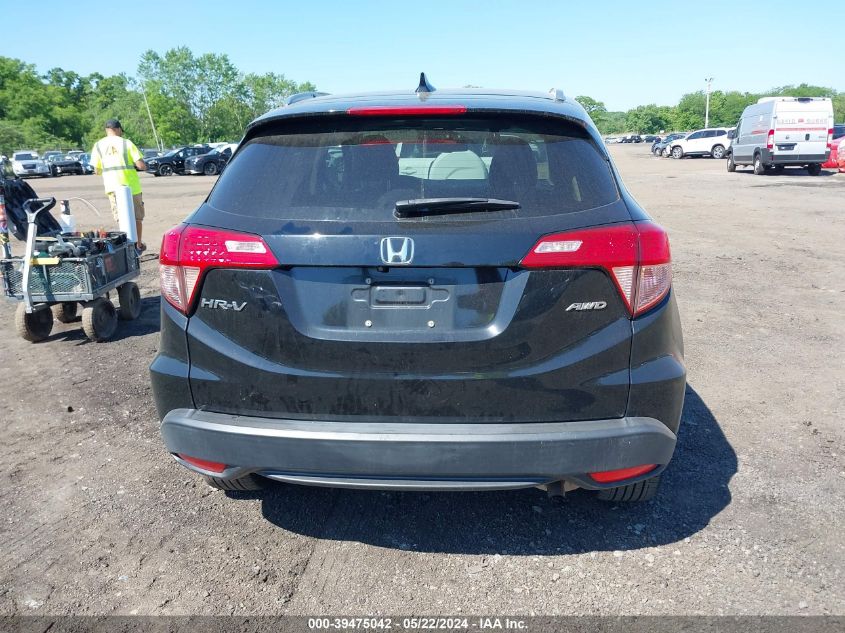 2016 Honda Hr-V Ex-L VIN: 3CZRU6H75GM725918 Lot: 39475042