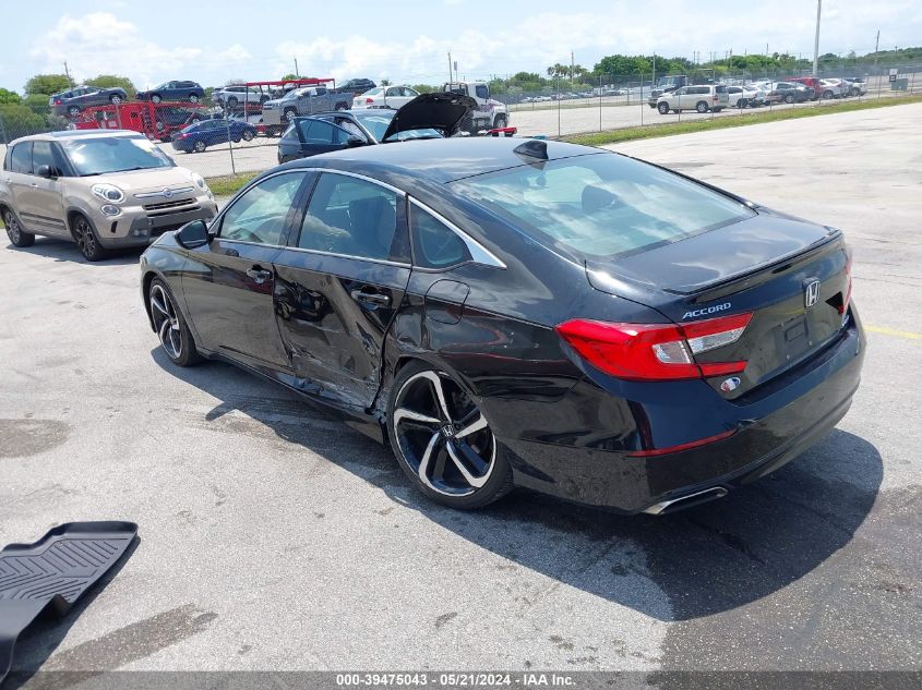 2019 Honda Accord Sport VIN: 1HGCV1F30KA138142 Lot: 39475043