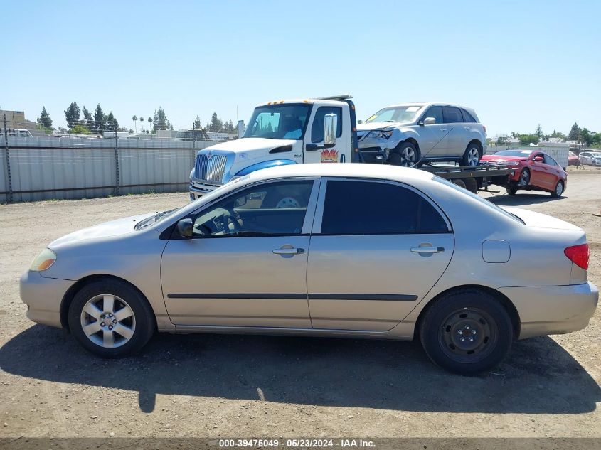 2003 Toyota Corolla Ce/Le VIN: 1NXBR32E83Z131114 Lot: 39475049