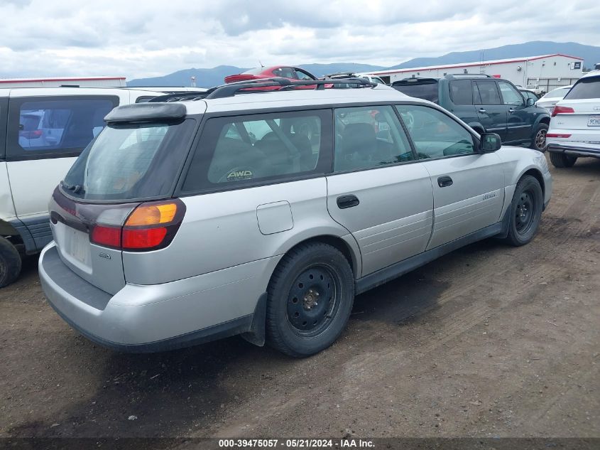 2004 Subaru Outback VIN: 4S3BH675747625899 Lot: 39475057