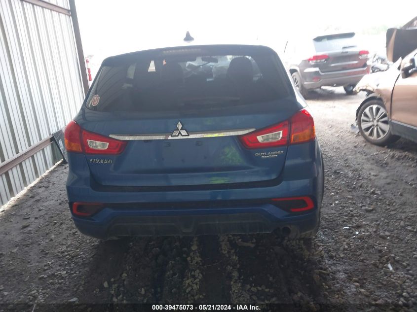 2019 Mitsubishi Outlander Sport 2.0 Es VIN: JA4AP3AU5KU019927 Lot: 39475073