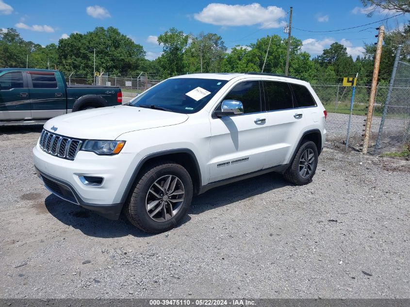 2017 Jeep Grand Cherokee Limited 4X4 VIN: 1C4RJFBG0HC734911 Lot: 39475110